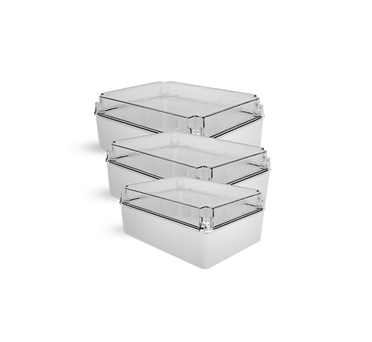 جعبه تقسیم پیچ پلاستیکی درب شفاف